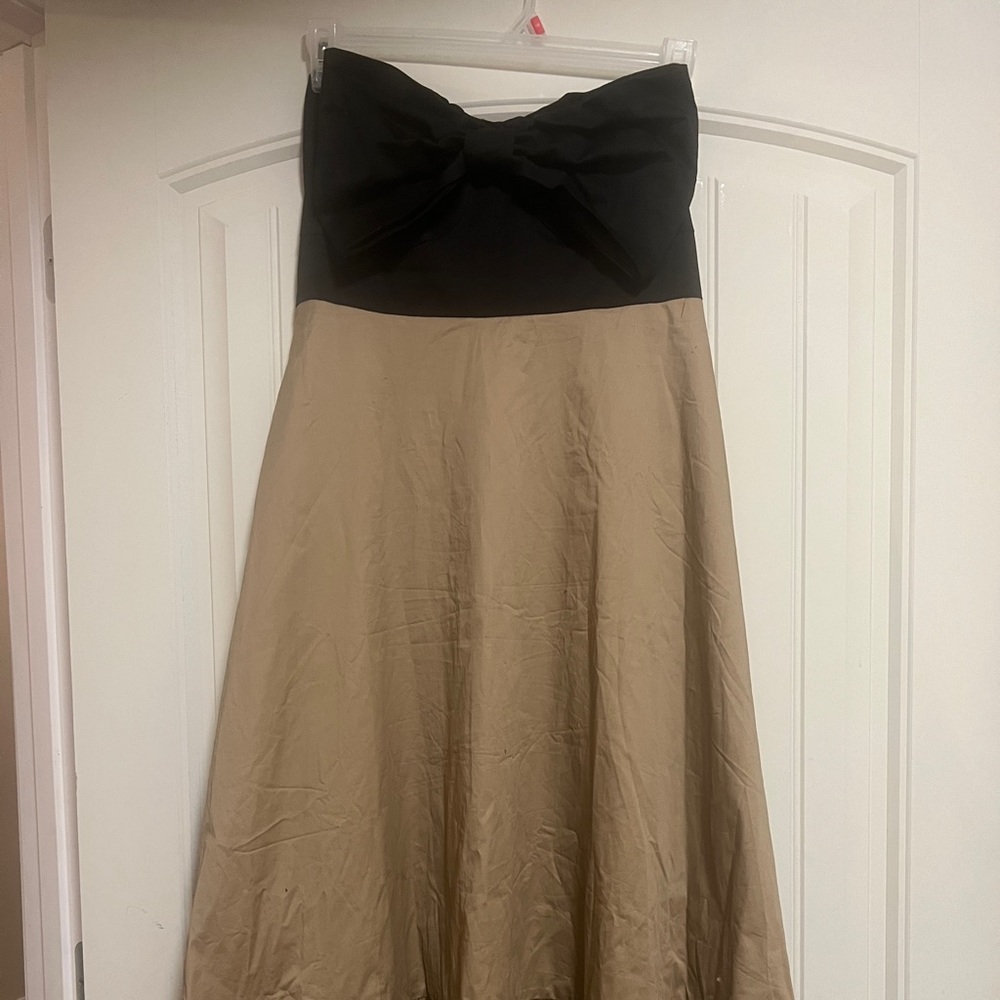 Bow strapless summer dress size large